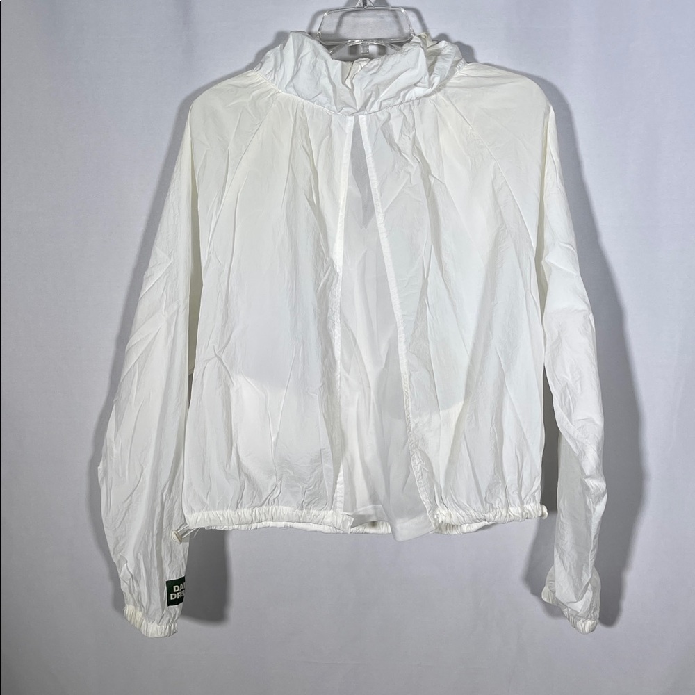 DAILY DRILLS WOMENS NYLON HALF ZIP JACKET XS/S WHITE - Picture 6 of 6